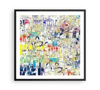 Affiche Poster 60x60cm Tableaux Image Photo Rue graffiti mur murale Wall Art