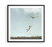 Affiche Poster 60x60cm Tableaux Image Photo Vintage Irréel Métaphore Wall Art