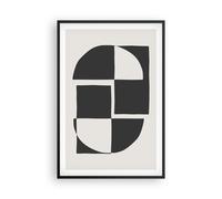 Affiche Poster 61x91cm Tableaux Image Abstraction Contraste Chiffres Wall Art