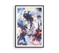 Affiche Poster 61x91cm Tableaux Image Abstraction Renversé Peintures Wall Art