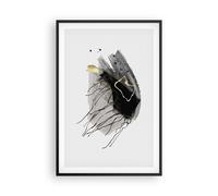Affiche Poster 61x91cm Tableaux Image Abstraction Sombre Peintures Wall Art