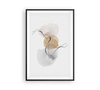 Affiche Poster 61x91cm Tableaux Image Abstrait Minimaliste Aquarelle Wall Art
