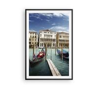 Affiche Poster 61x91cm Tableaux Image Architecture venise italie gondole Art