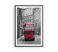Affiche Poster 61x91cm Tableaux Image Bus angleterre vacances londres Wall Art