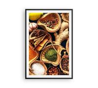 Affiche Poster 61x91cm Tableaux Image Cuisine nourriture herbes épices Wall Art