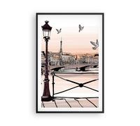 Affiche Poster 61x91cm Tableaux Image France pigeon graphiques illustration Art