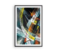 Affiche Poster 61x91cm Tableaux Image L'Abstraction Graffiti Coloré Wall Art