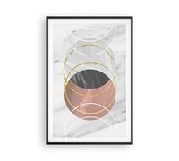 Affiche Poster 61x91cm Tableaux Image Photo Abstraction Formes Morceau Wall Art