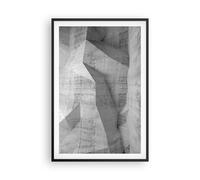 Affiche Poster 61x91cm Tableaux Image Photo Béton Mur Gris Wall Art Decoration