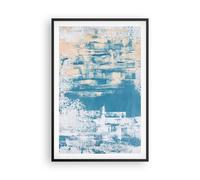 Affiche Poster 61x91cm Tableaux Image Photo Bleu Peintures Arrière Plan Wall Art