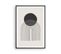 Affiche Poster 61x91cm Tableaux Image Photo Boho Abstraction Géométrie Wall Art
