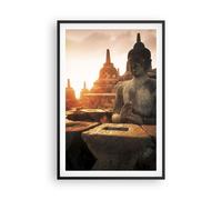Affiche Poster 61x91cm Tableaux Image Photo Bouddha foi Asie Wall Art Decoration
