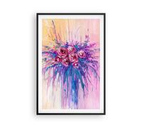 Affiche Poster 61x91cm Tableaux Image Photo Bouquet Fleurs Roses Wall Art