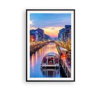Affiche Poster 61x91cm Tableaux Image Photo Canal Grande Soir Wall Art