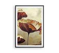 Affiche Poster 61x91cm Tableaux Image Photo coquelicot fleur prairie Wall Art