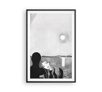 Affiche Poster 61x91cm Tableaux Image Photo Couple Amants Fille Wall Art