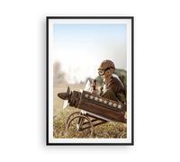 Affiche Poster 61x91cm Tableaux Image Photo Enfance Avion Jouet Wall Art