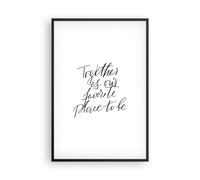 Affiche Poster 61x91cm Tableaux Image Photo Ensemble Notre Lieu Wall Art