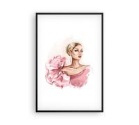 Affiche Poster 61x91cm Tableaux Image Photo Femme Artiste Mode Wall Art