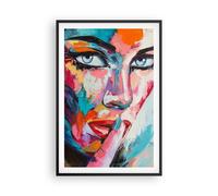 Affiche Poster 61x91cm Tableaux Image Photo fille visage Wall Art Decoration