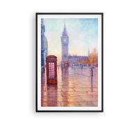 Affiche Poster 61x91cm Tableaux Image Photo Grand Ben Parapluie Wall Art