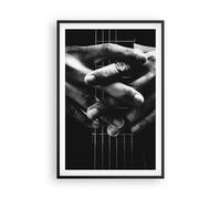 Affiche Poster 61x91cm Tableaux Image Photo Guitare Musicien Musique Wall Art