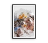 Affiche Poster 61x91cm Tableaux Image Photo guitare musique Wall Art Decoration