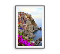Affiche Poster 61x91cm Tableaux Image Photo Italie côte roche paysage Wall Art