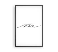 Affiche Poster 61x91cm Tableaux Image Photo Je t'aime maman Wall Art Decoration