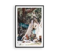 Affiche Poster 61x91cm Tableaux Image Photo Jeunes Mariés Amour Paysage Wall Art