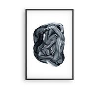 Affiche Poster 61x91cm Tableaux Image Photo L'Abstraction Black Flou Wall Art