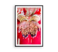 Affiche Poster 61x91cm Tableaux Image Photo Mains Oriental Patterns Wall Art
