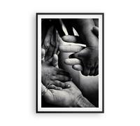 Affiche Poster 61x91cm Tableaux Image Photo Mains Tolérance Communauté Wall Art