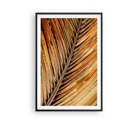 Affiche Poster 61x91cm Tableaux Image Photo Orange Feuille Tropical Wall Art