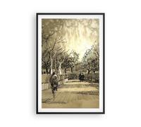 Affiche Poster 61x91cm Tableaux Image Photo parc promenade arbre Wall Art