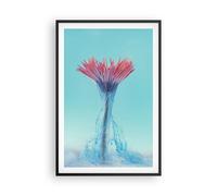 Affiche Poster 61x91cm Tableaux Image Photo Rose Marguerite Encre Wall Art