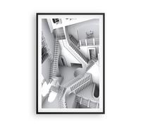 Affiche Poster 61x91cm Tableaux Image Photo Science Illusion Escaliers Wall Art