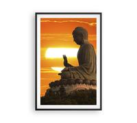 Affiche Poster 61x91cm Tableaux Image Photo temple Bouddha Wall Art Decoration