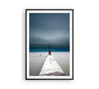 Affiche Poster 61x91cm Tableaux Image Photo Tour Plage Ciel Wall Art Decoration
