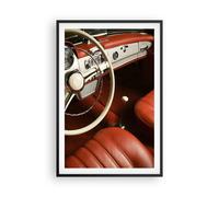 Affiche Poster 61x91cm Tableaux Image Photo Voiture Intérieur Classique Wall Art