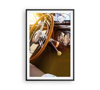 Affiche Poster 61x91cm Tableaux Image Photo Voiture Rétro Millésime Wall Art