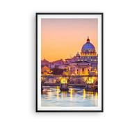 Affiche Poster 61x91cm Tableaux Image Rome Italie basilique histoire Wall Art