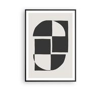 Affiche Poster 70x100cm Tableaux Image Abstraction Contraste Chiffres Wall Art