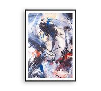 Affiche Poster 70x100cm Tableaux Image Abstraction Renversé Peintures Wall Art