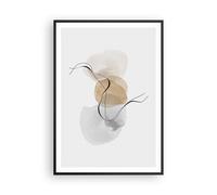 Affiche Poster 70x100cm Tableaux Image Abstrait Minimaliste Aquarelle Wall Art