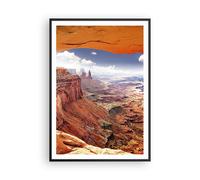 Affiche Poster 70x100cm Tableaux Image Amérique Arizona Canyon Géologie Wall Art