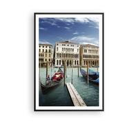Affiche Poster 70x100cm Tableaux Image Architecture venise italie gondole Art