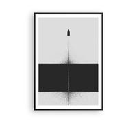 Affiche Poster 70x100cm Tableaux Image Balle Noir Et Blanc Moderne Wall Art