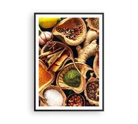 Affiche Poster 70x100cm Tableaux Image Cuisine nourriture herbes épices Wall Art