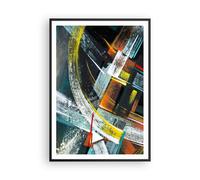 Affiche Poster 70x100cm Tableaux Image L'Abstraction Graffiti Coloré Wall Art